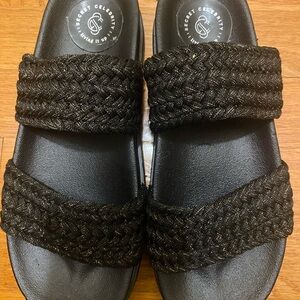 Secret Celebrity Women's Black Sandals